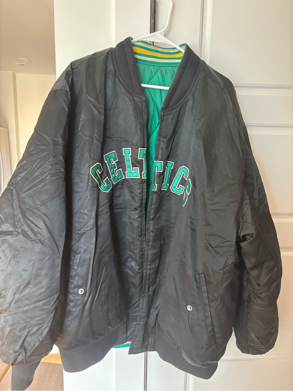 Vintage Retro Reversible Boston Celtics Jacket